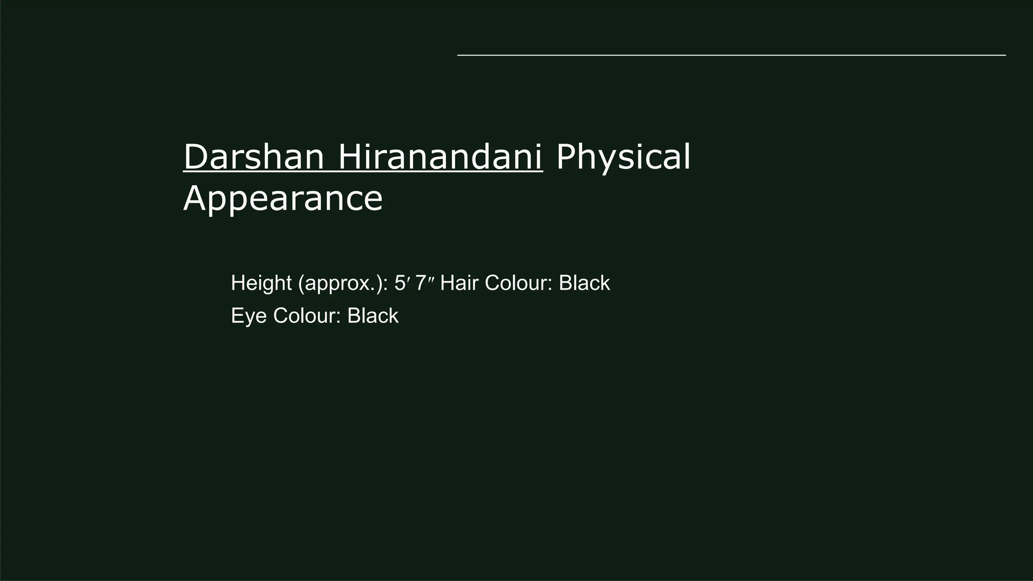 Darshan Hiranandani: An Insight into His Life and Achievements | PPT