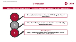 DKSH Client Management (Case Study Project 2021) | PPTX
