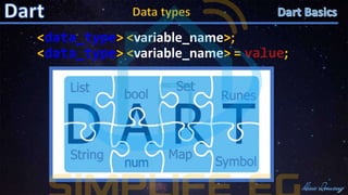 <data_type> <variable_name>;
<data_type> <variable_name> = value;
 