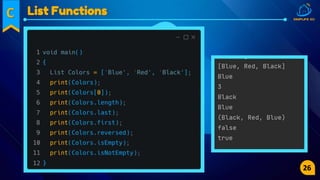 C List Functions
26
 