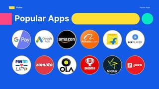 Popular Apps
Popular Apps
Flutter
 
