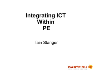Integrating ICT  Within  PE Iain Stanger 