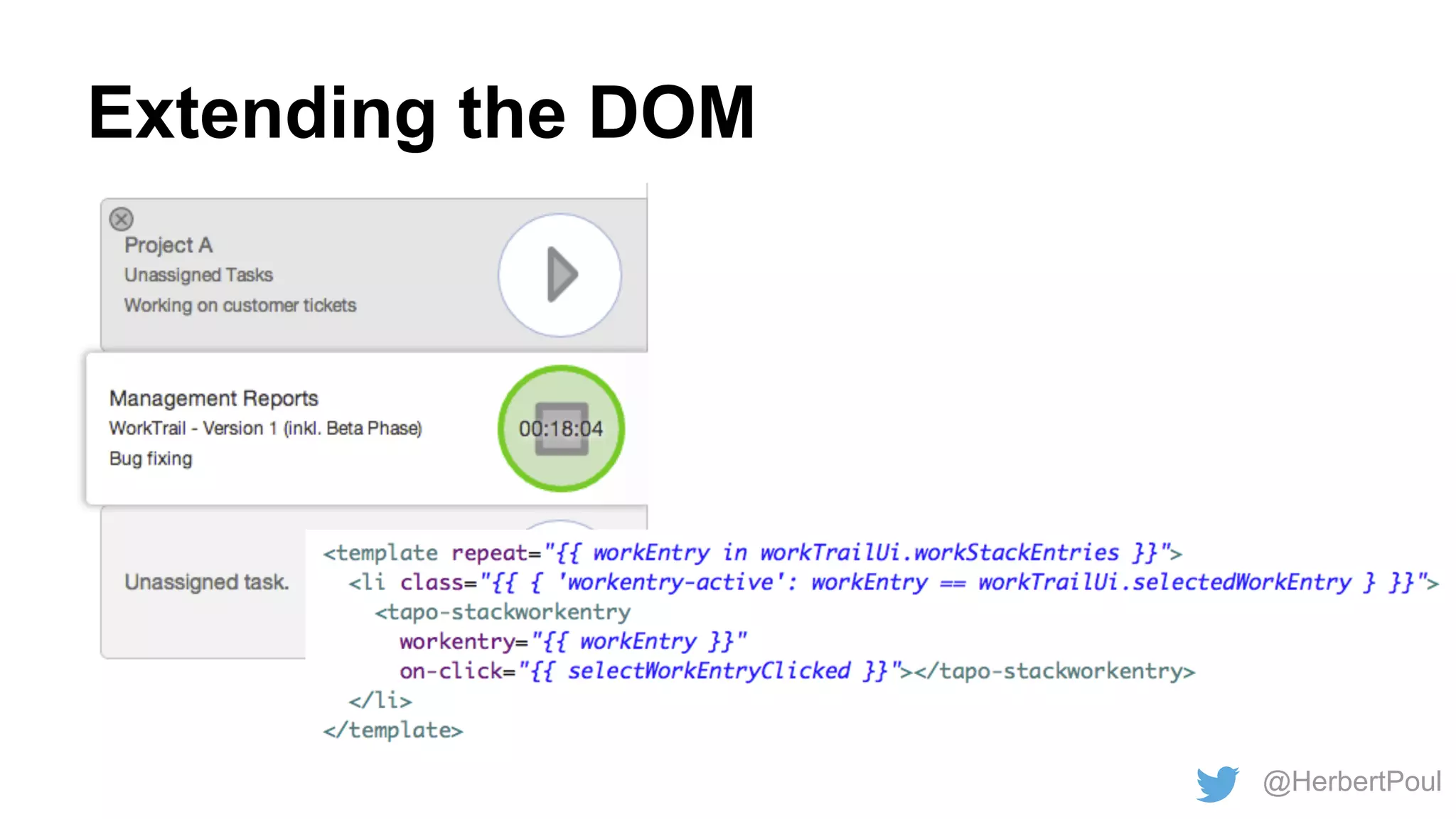 Extending the DOM

@HerbertPoul

 