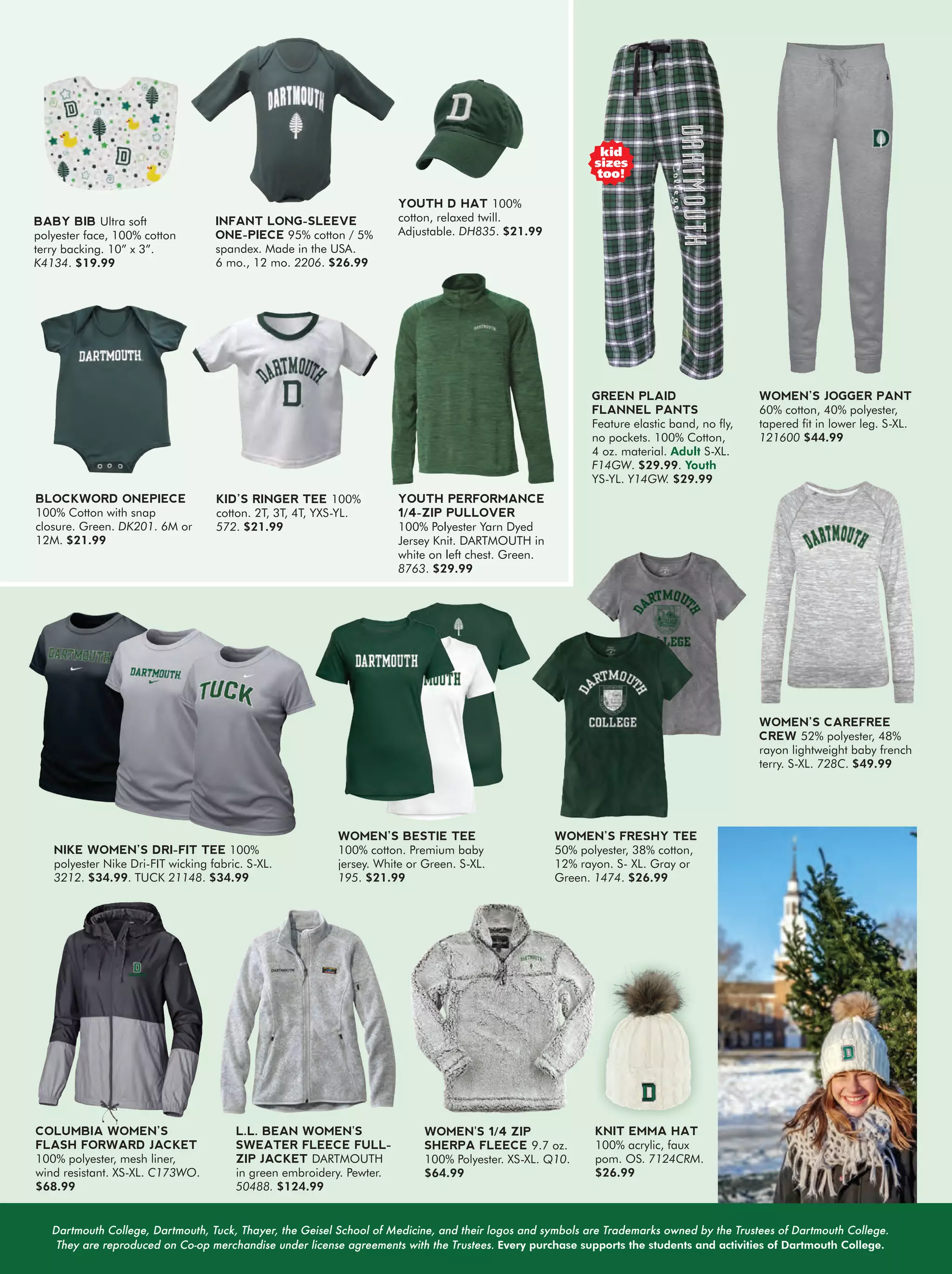 Dartmouth Coop catalog.2019