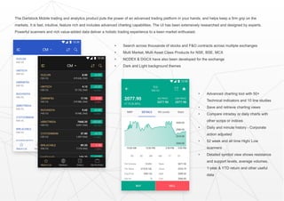 Dartstock Mobile Trading Platform