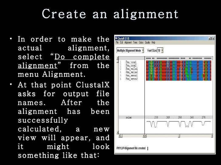 Clustal x2 software