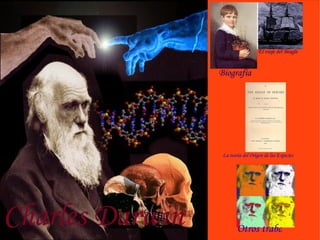 Biografía Otros trabajos Charles Darwin El viaje del Beagle La teoría del Origen de las Especies 