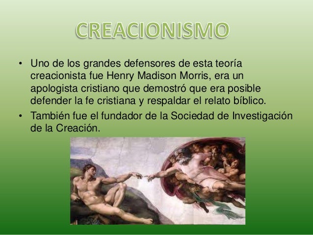 Quien Planteo La Teoria Del Creacionismo