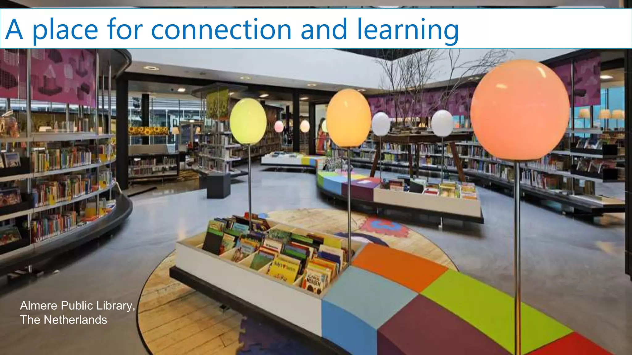 27
Almere Public Library,
The Netherlands
A place for connection and learning
 