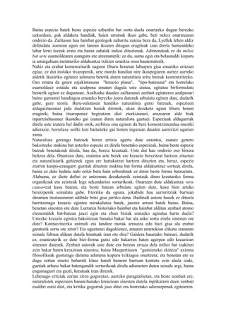 Darwin. espezieen jatorriaz