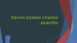 Darwin Esteban Chamba
Jaramillo
 