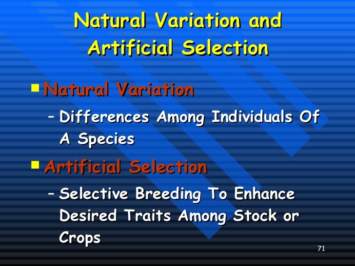 Compare And Contrast The Processes Of Artificial And Natural Selection Compare And Contrast The Processes Of Artificial And Natural Selection