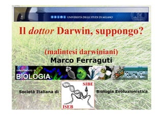 SIBE
Società Italiana di                 Biologia Evoluzionistica


                      ISEB
 