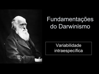Fundamentações do Darwinismo Variabilidade intraespecífica 