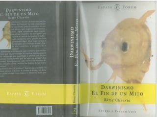 DARWINISMO. EL FIN DE UN MITO – Rémy Chauvin