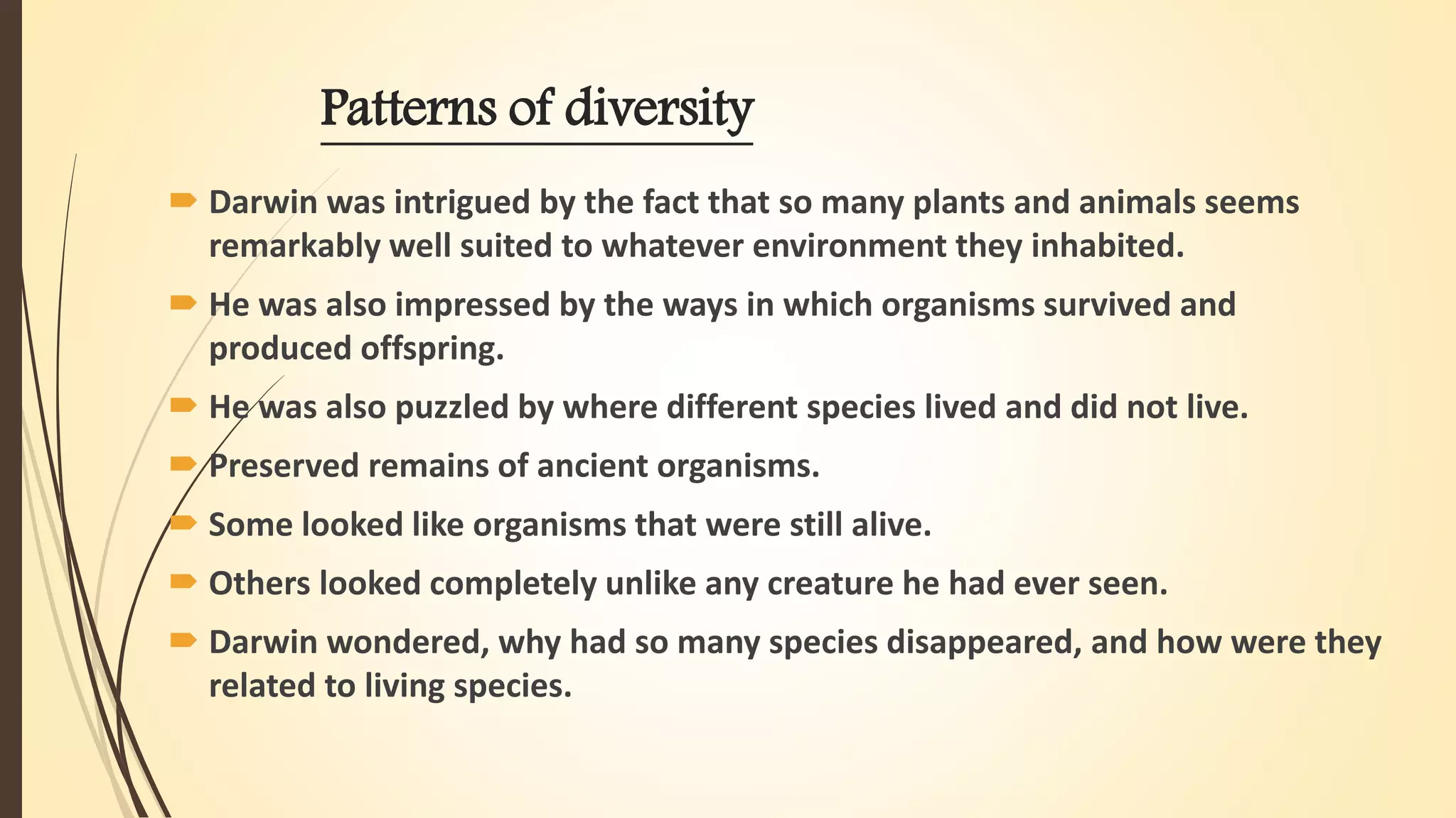 Darwin Color Patterns Darwinism theory and its criticism | PPTX