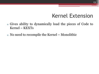Recompiling Kernel Darwin OS | PPTX