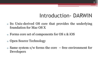 Darwin OS | PPT | Free Download