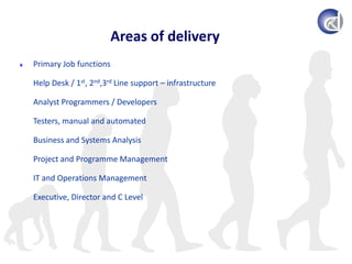 Experts at Web 2.0 recruiting -  Linkedin, Xing and headhuntingAccess to  candidates not actively available and who are  hidden from the mainstream market Strong relationships with European managed agents –Highly compliantExpert advice available for our clients and candidates regarding European employment law and contracting