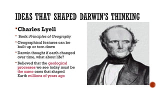 Darwin Built Features Darwins-theory. charles darwin journey in the world | PPTX