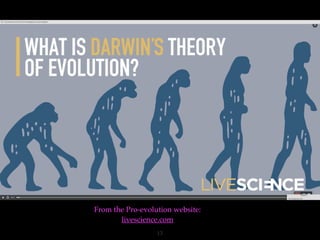 13
From the Pro-evolution website:
livescience.com
 