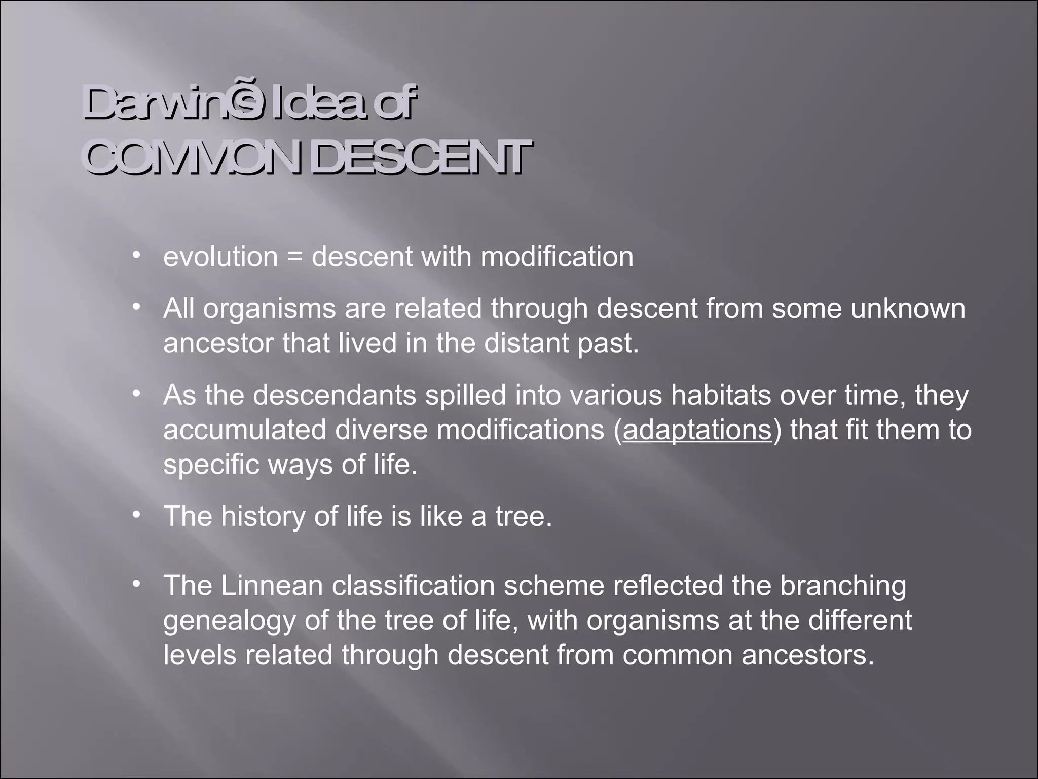 Darwin’s theory of evolution | PPT