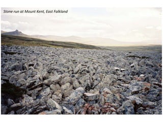 Stone run at Mount Kent, East Falkland
 