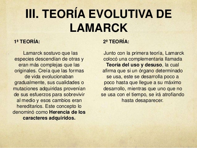 Darwin vs Lamarck