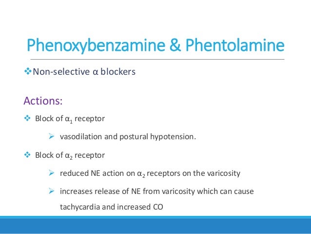 Antiadrenergic Drugs Antiadrenergic Drugs