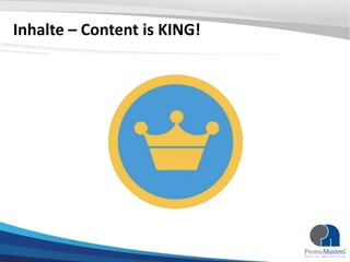 Inhalte – Content is KING!

 