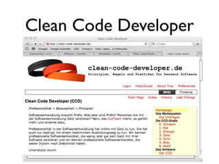 Clean Code Developer
 