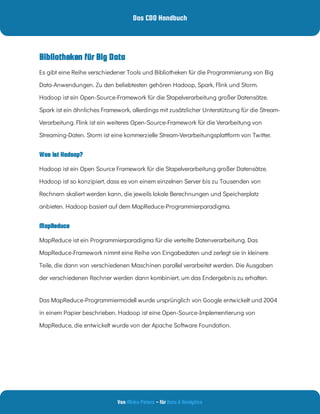 Das CDO Handbuch
Von - für
Mirko Peters Data & Analytics
Was ist Spark?
Die MapReduce-Implementierung von Hadoop basiert a...