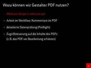 Das Format PDF