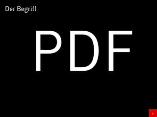 Das Format PDF