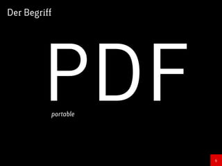 Das Format PDF