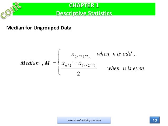 Das502 Chapter 1 Descriptive Statistics