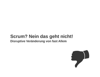Das Agile muss ins Klassische