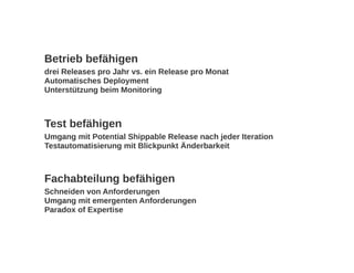 Das Agile muss ins Klassische