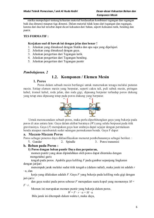 Dasar Dasar Kekuatan Bahan