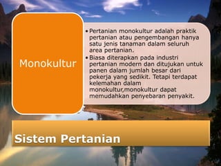 Sistem Pertanian