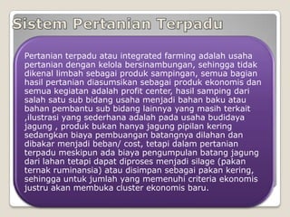 Sistem Pertanian Terpadu