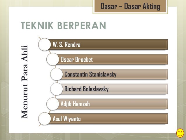 Ppt Dasar Dasar Akting Dan Teknik Penyutradaraan