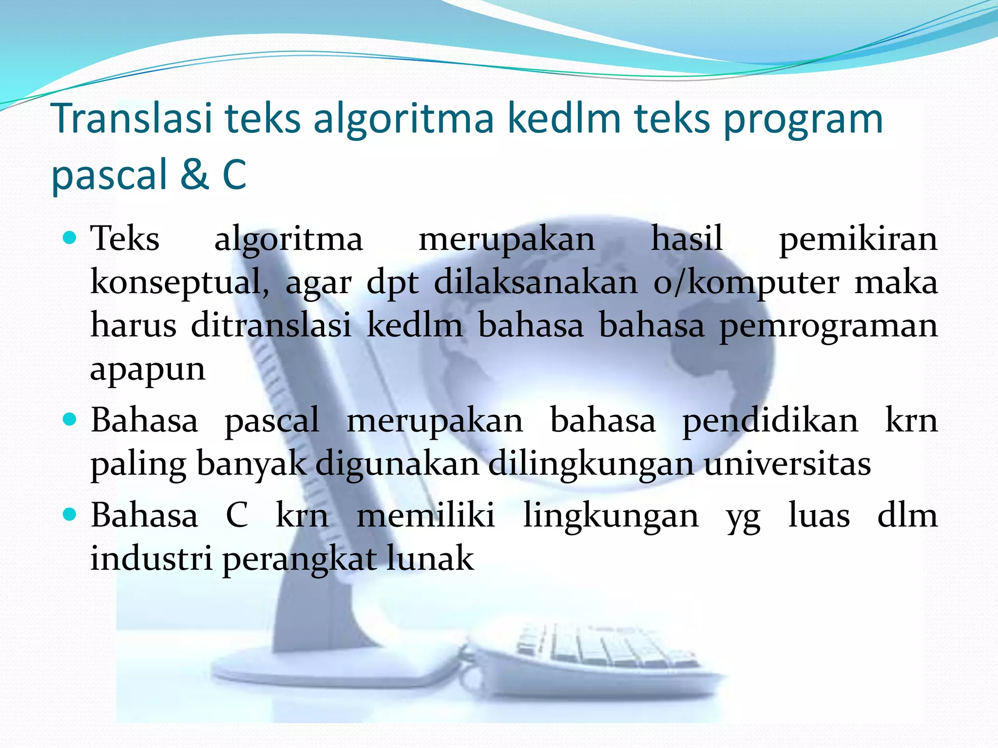 Dasar dasar algoritma | PPTX