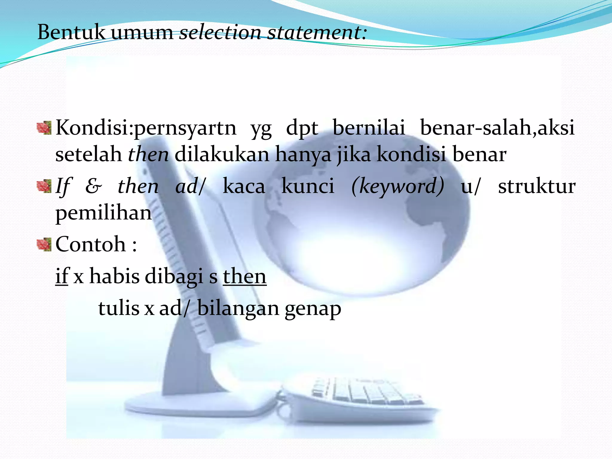 Dasar dasar algoritma | PPTX