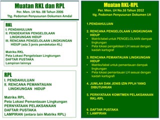 Matriks Rkl Rpl Amdal Dasar-Dasar Amdal Lingkungan untuk p.pdf