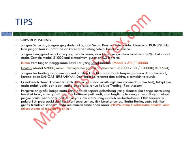 Pengertian trailing stop dalam forex