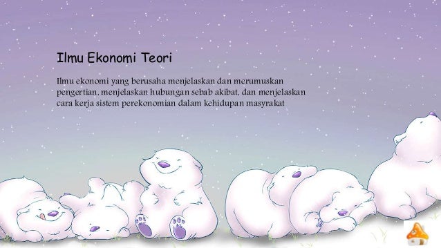 Dasar - Dasar Ilmu Ekonomi