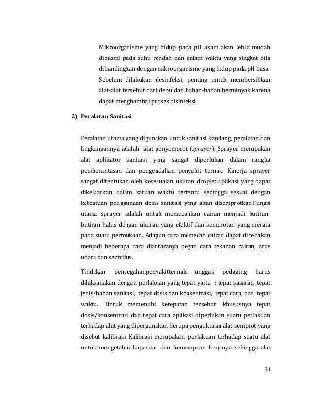 Dasar dasar pemeliharaan ternak
