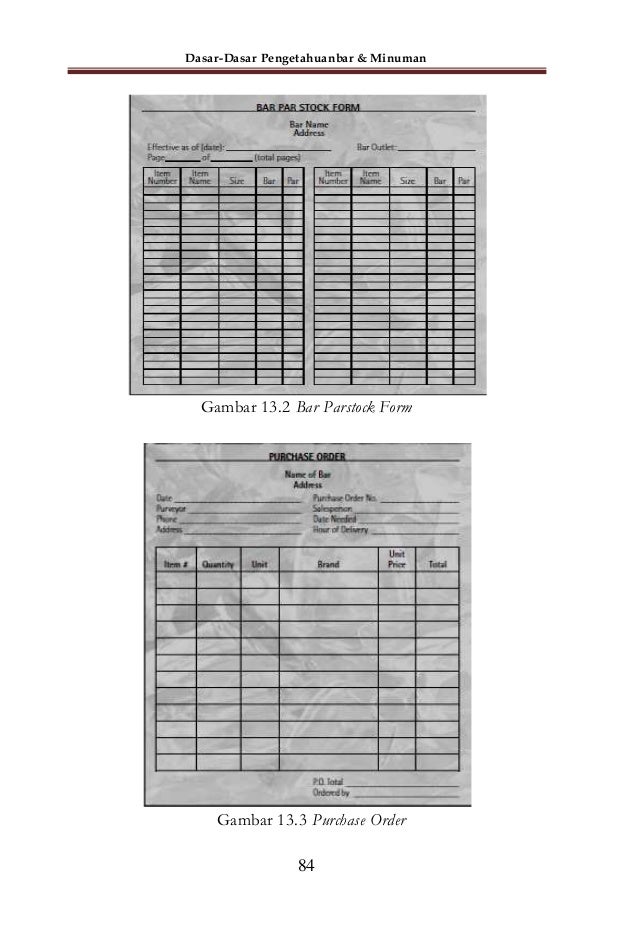 Dasar Dasar Pengetahuan Bar Minuman 74750381