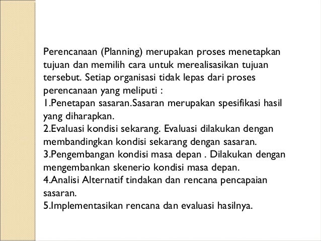 Perencanaan Hubungan